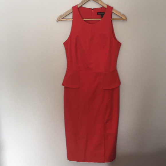 Banana Republic orange/red dress size 4